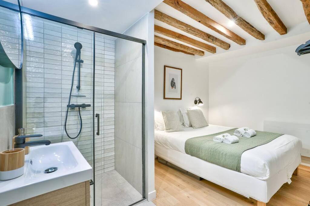 Magnifique Appartement Pour 6 - Montorgueil Paris Exterior foto