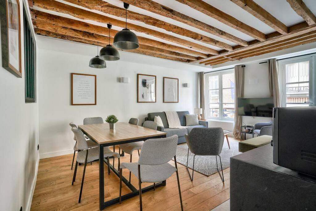 Magnifique Appartement Pour 6 - Montorgueil Paris Exterior foto